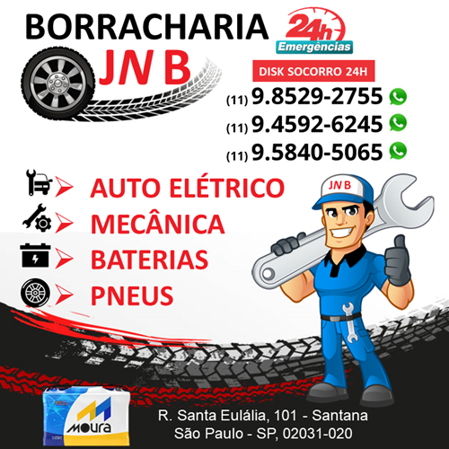 Borracharia Móvel JNB – Borracharia 24 Horas